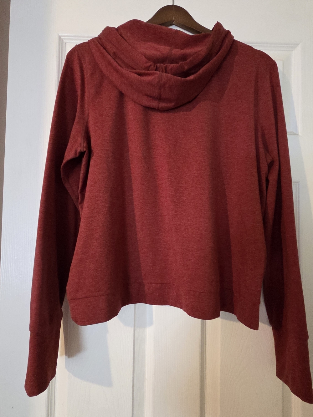 Vuori Marled Wine Red Pullover Hoodie - Picture 2 of 5